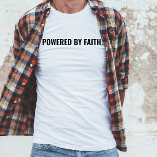 T-shirt chrétien alimenté par la foi