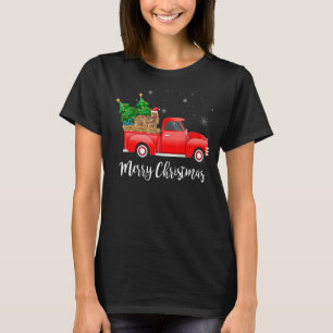 T-shirt Chrétien anglais Cocker Espagne Dog Riding Red Tru