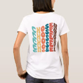 T-shirt chrétien coloré choisi (Dos)