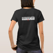 T-shirt Chrétien couleur noire (Dos)