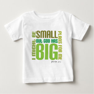 T-shirt chrétien de bébé de grands plans