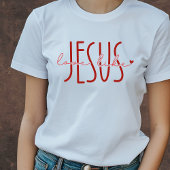 T-shirt chrétien de la Saint-Valentin Amour comme
