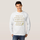T-shirt chrétien Jean 3:16 (Devant entier)