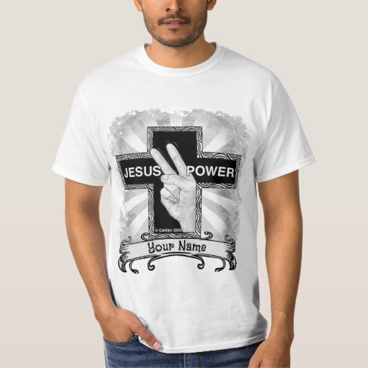 T-shirt chrétien Jesus Power (Devant)