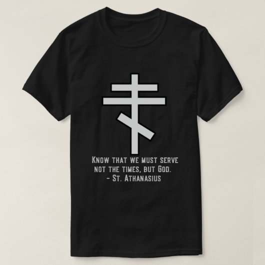 T-shirt Chrétien orthodoxe de l'Est (Design devant)