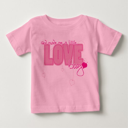 T-shirt chrétien pour bébé - Little Love Bug (Devant)