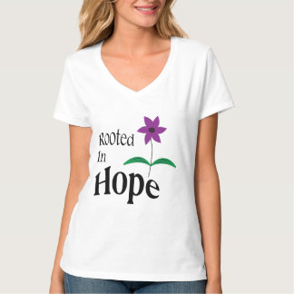 T-shirt chrétienne florale