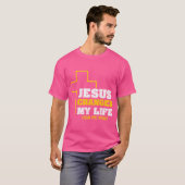 T-shirt Chrétienté Croix Foi Chrétien Jésus Dévot B (Devant entier)