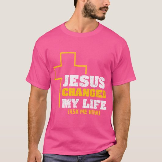 T-shirt Chrétienté Croix Foi Chrétien Jésus Dévot B (Devant)