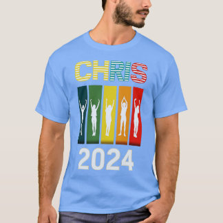 T-shirt Chris 2024 Chris Personnalisé Prénom Pour Hommes 3