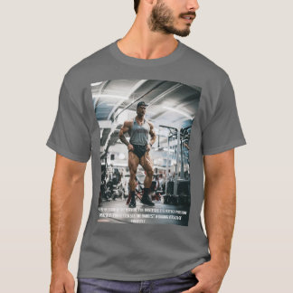 T-shirt Chris Bumstead Gym Motivation Poster Wall Art