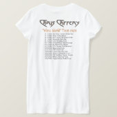 T-shirt Chris Caffery - Virus World Tour 2020 Femmes Blanc (Design dos)