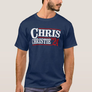 T-shirt Chris Christie Campagne Vintage