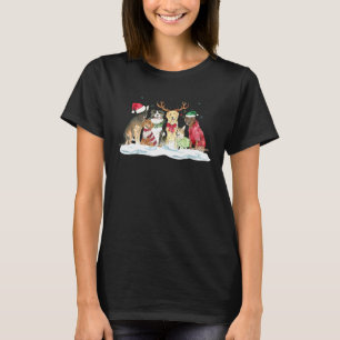 T-shirt Chris Corgi Golden Retriever Caniche Joyeux Howlid