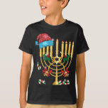 T-shirt Chrismukkah Hannukah Santa Hat Family Christmas Pa<br><div class="desc">Chrismukkah Hannukah Santa Hat Famille Noël Pyjama Cadeau</div>