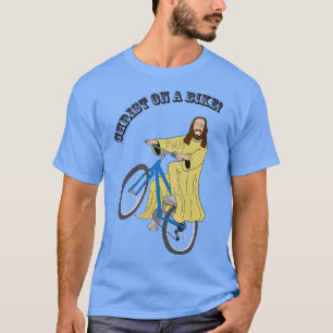 T-shirt Christ à vélo