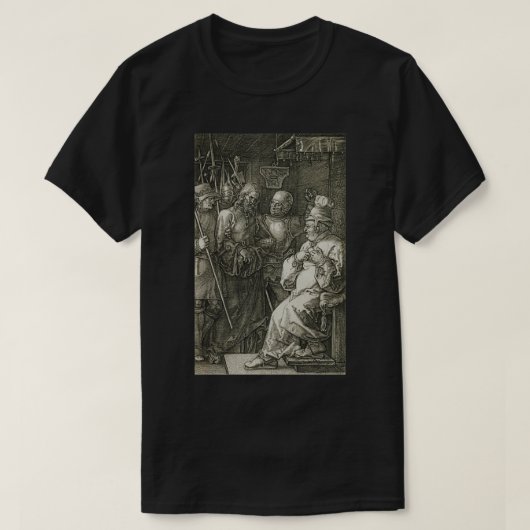 T-shirt Christ avant Caiaphas par Albrecht Durer (Design devant)