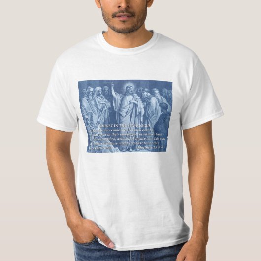 T-shirt Christ dans la synagogue - Gustave Dore (Devant)