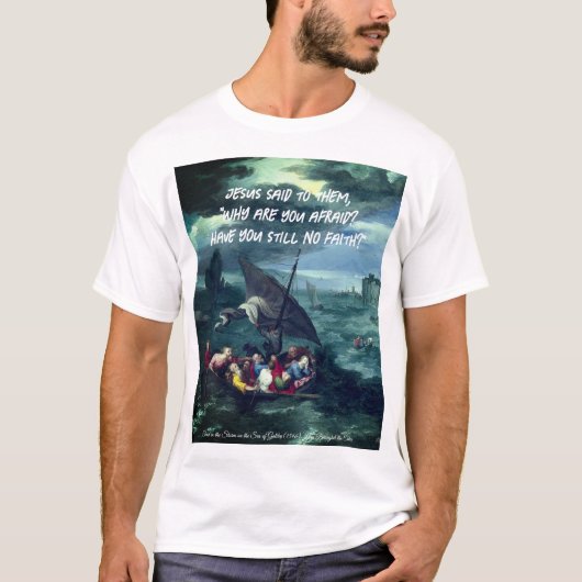 T-shirt Christ dans la tempête (Devant)