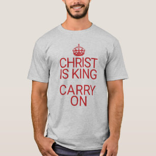 T-shirt Christ est le roi étude de la Bible chrétienne