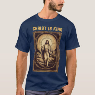 T-shirt Christ est le roi Pâques art chrétien