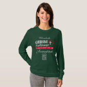 T-shirt Christ Follower déguisé en comptable chrétien (Devant entier)