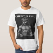T-shirt Christ is King (Devant)