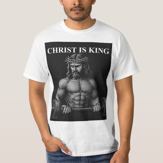 T-shirt Christ is King (Devant)