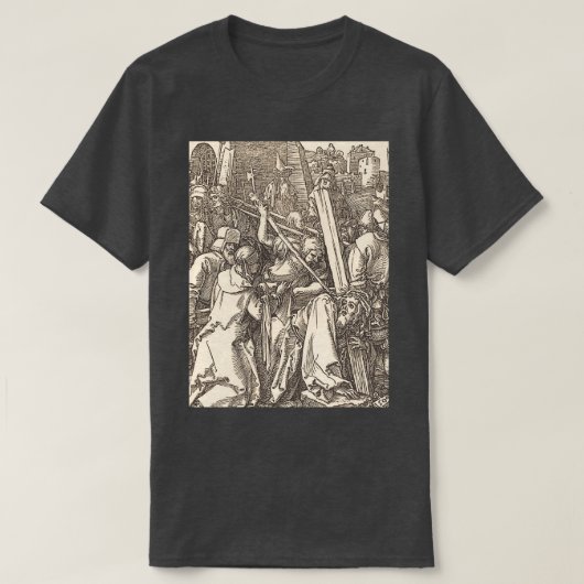 T-shirt Christ porte la croix 2 (Design devant)