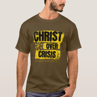 T-shirt Christ sur la crise