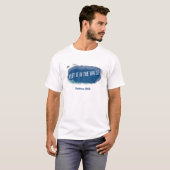 T-shirt Christian Baptism , Left It In the Water Matthew 2 (Devant entier)