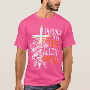 T-shirt Christian Basketball Jésus Christ Basketball Relia
