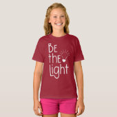T-shirt Christian Be the Light Funny Inspiration (Devant entier)