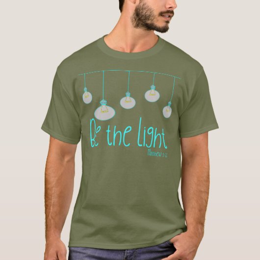 T-shirt Christian Be the Light Mission missionnaire (Devant)