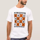 T-shirt Christian Bible Verse KINGDOM ENTREPRENEUR (Devant)