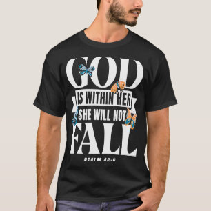 T-shirt Christian Bible Verse Psaume 465 Papillon