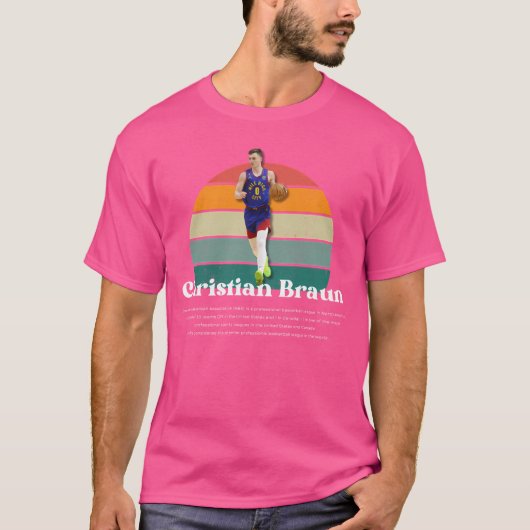 T-shirt Christian Braun Vintage V1 (Devant)