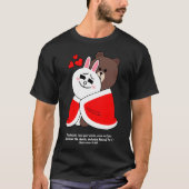 T-shirt Christian Brown Ours Cony Bunny Lapin Mari Lapin W (Devant)