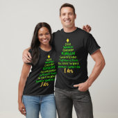 T-shirt Christian Christmas Jesus Bible Names Xmas Tree Sh (Unisexe)