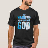 T-shirt Christian Creation Psalm 191 u2013 Heavens Declare (Devant)