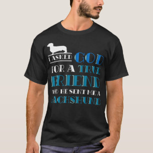 T-shirt Christian Dog Propriétaire Gift Pet Dachshund