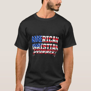 T-shirt Christian Drummer Church Adoration Drum Player 60