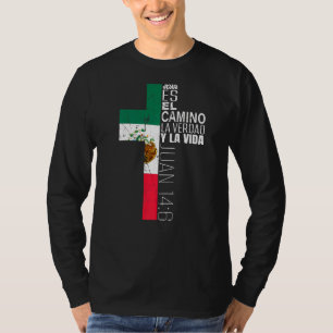 T-shirt Christian Espagnol Jésus Religieux Bible Verse Mex
