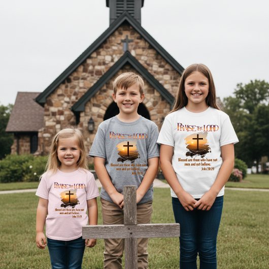 T-shirt Christian Faith - Blessed Are Those Who Believe