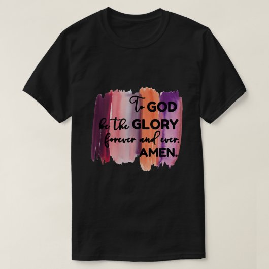 T-shirt Christian Faith To God (Design devant)
