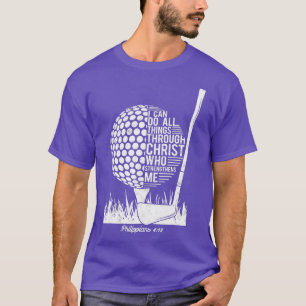 T-shirt Christian Golf Plyer Je peux faire toutes les chos