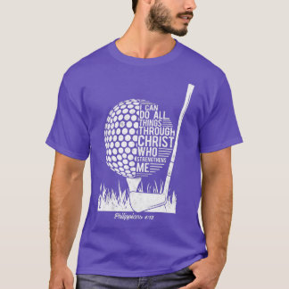 T-shirt Christian Golf Plyer Je peux faire toutes les chos
