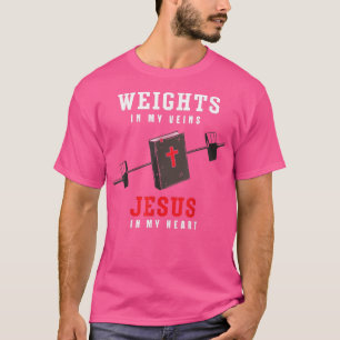 T-shirt Christian Gym et Jesus Gym pour jésus dans mon coe