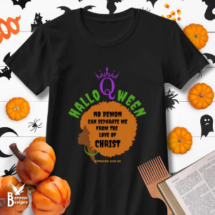 T-shirt Christian HALLOQWEEN Afro Halloween