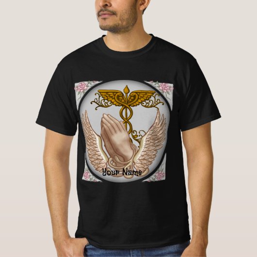 T-shirt Christian Hands Nurse  (Devant)